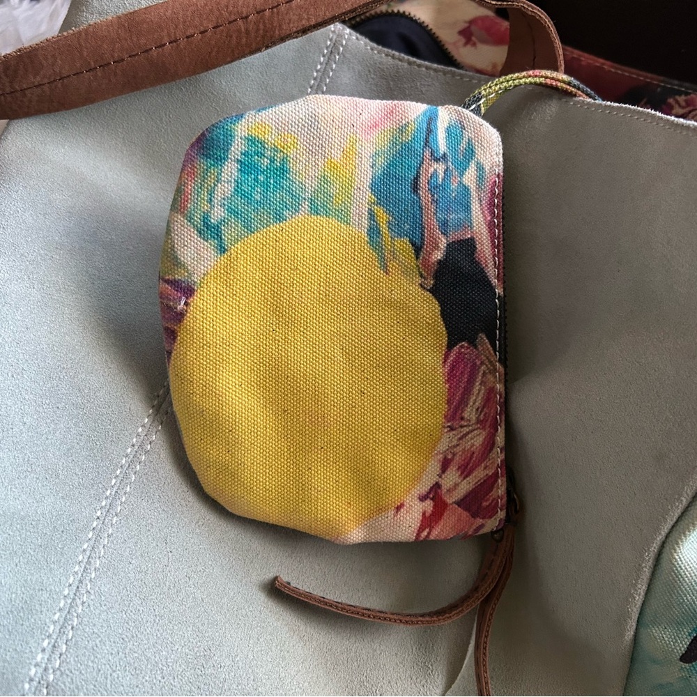 Rare Anthropologie Miss Albright Adorned Llama tote Starla Michelle Halfmann Art - Picture 9 of 11